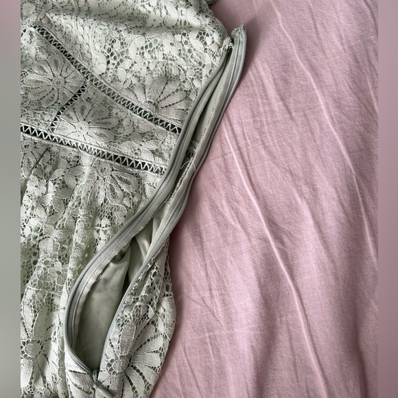 H&M Lace Dress in Mint Green - Picture 4 of 17